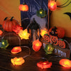 Autumn Maple Leaf Pumpkin Fairy String Lights