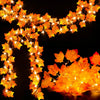 Lighted Fall Leaf Garland