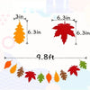 Felt Maple Leaf Wreath Banner