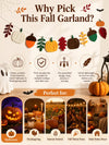 Fall Pumpkin Felt Garland