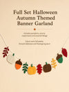 Fall Pumpkin Felt Garland