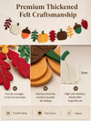 Fall Pumpkin Felt Garland