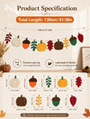 Fall Pumpkin Felt Garland