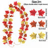 Artificial Autumn Maple Leaf Garland