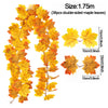 Artificial Autumn Maple Leaf Garland