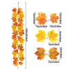 Artificial Autumn Maple Leaf Garland