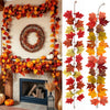 Artificial Autumn Maple Leaf Garland