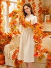 Artificial Fall Maple Leaf Garland