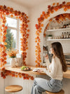Artificial Fall Maple Leaf Garland