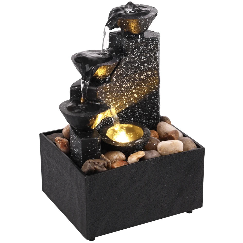 Tabletop Waterfall Fountain Ornament