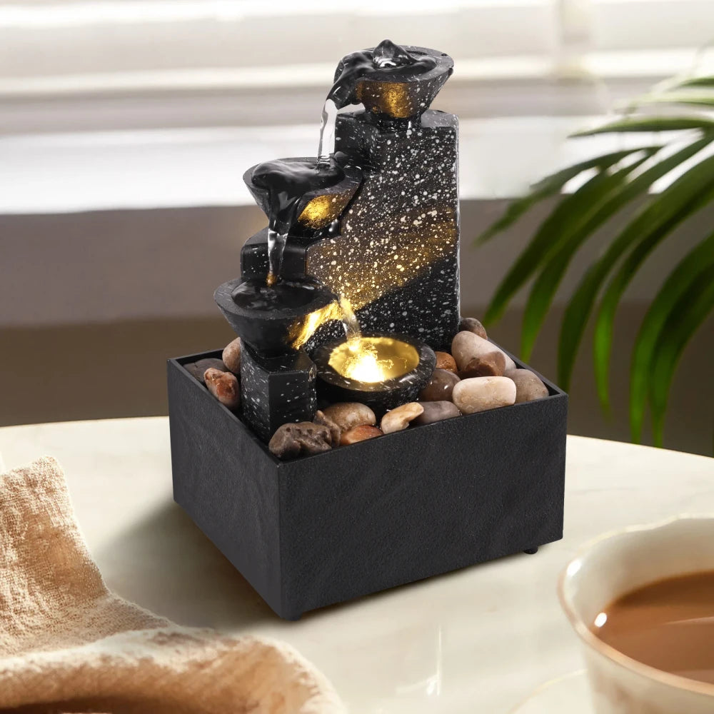 Tabletop Waterfall Fountain Ornament