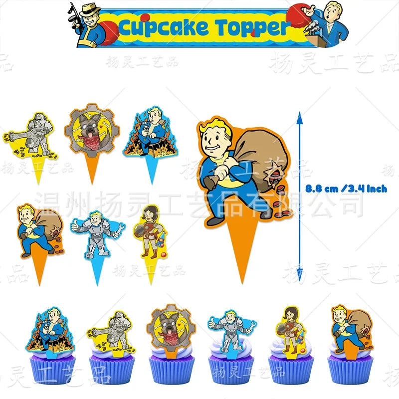 Fall Out Game Birthday Party Decoration Kit