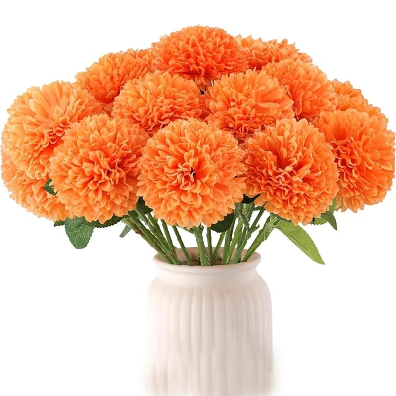 Silk Chrysanthemum Artificial Fall Flower Bouquet