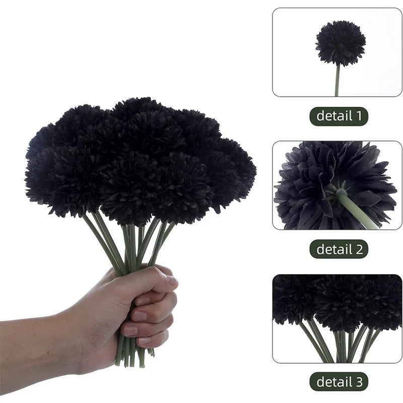 Silk Chrysanthemum Artificial Fall Flower Bouquet