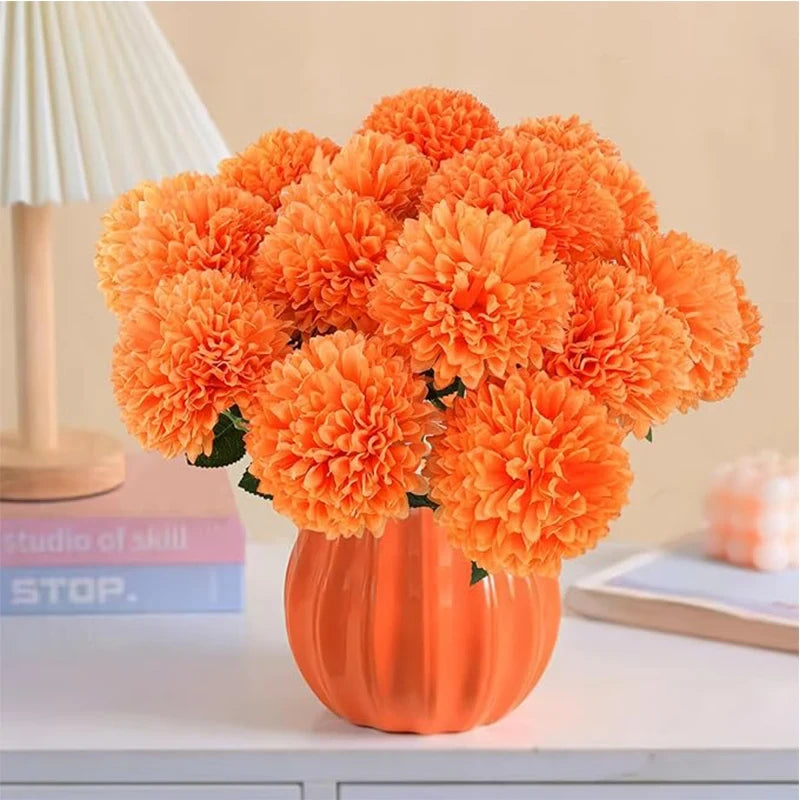 Silk Chrysanthemum Artificial Fall Flower Bouquet