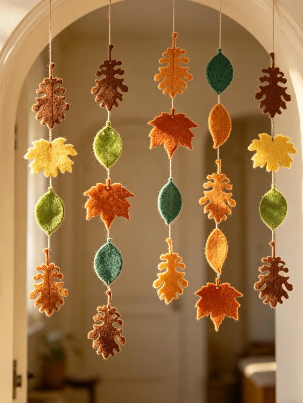 Fall Leaf Garland Wall Hanging