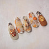 Autumn 5D Embossed Nail Art Stickers