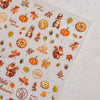 Autumn 5D Embossed Nail Art Stickers